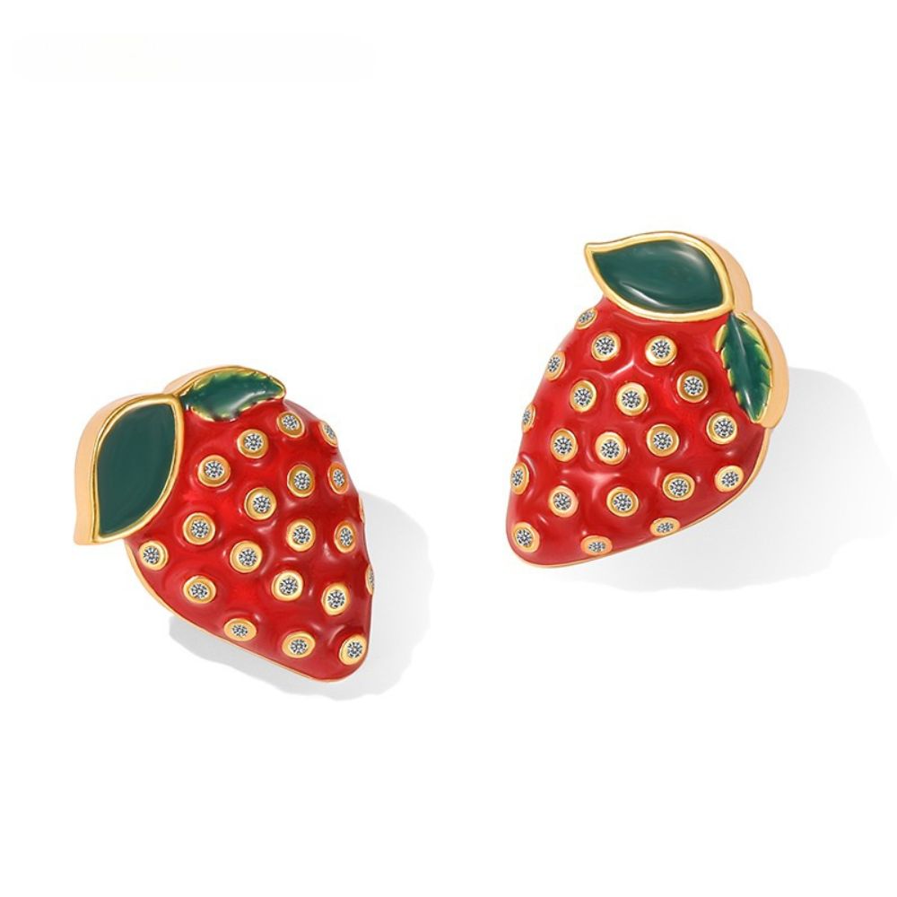Strawberry Stud Earrings