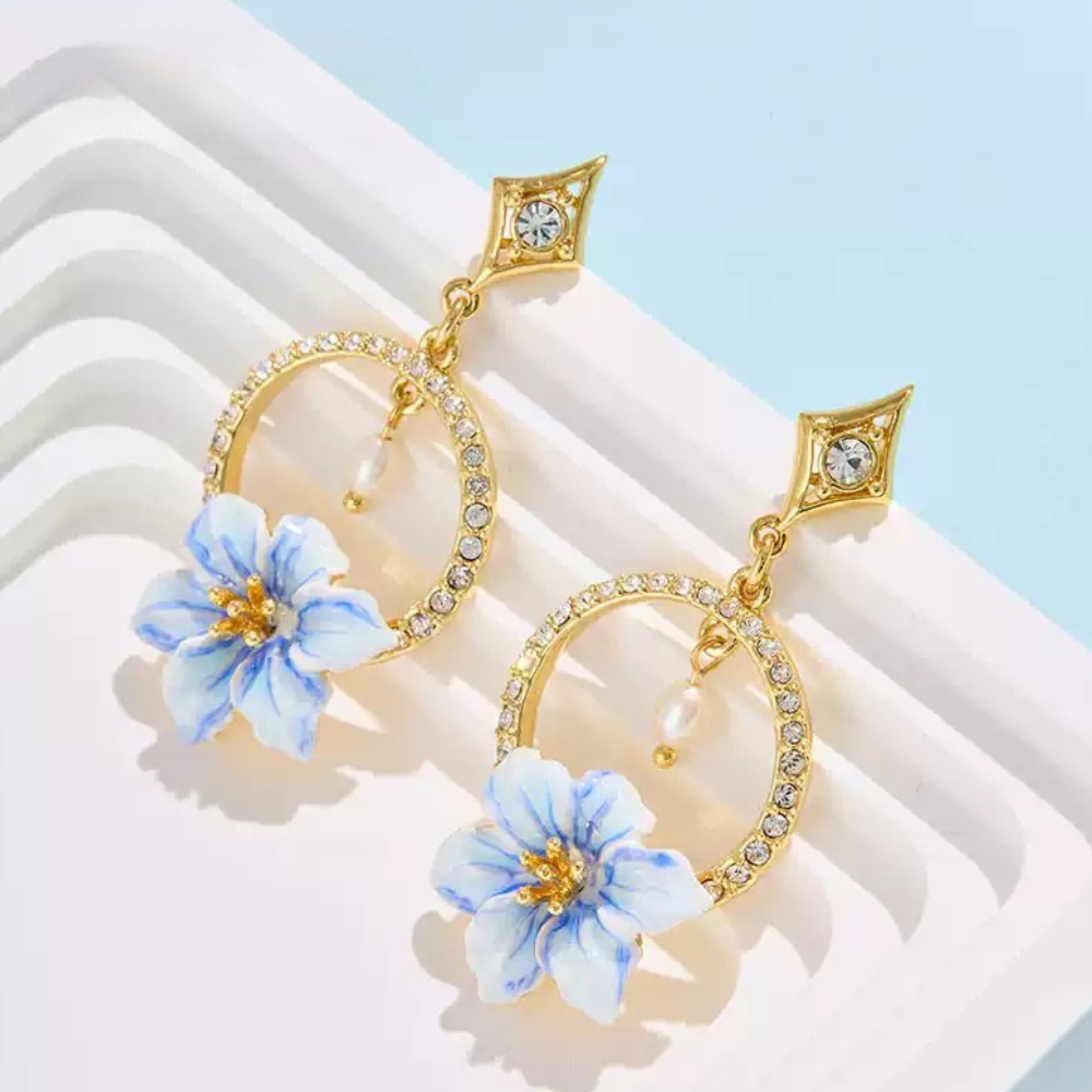 Tulip Hoop Earrings