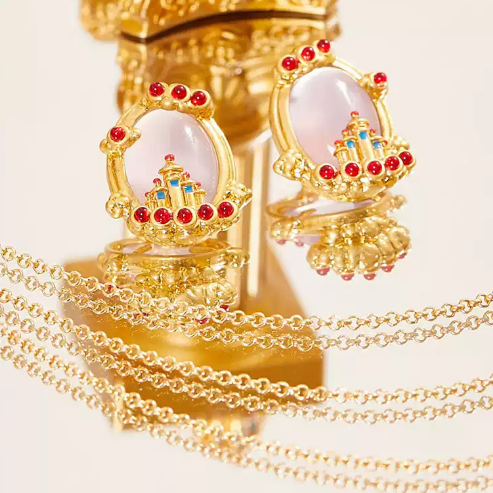 Castle in the Sky Stud Earrings