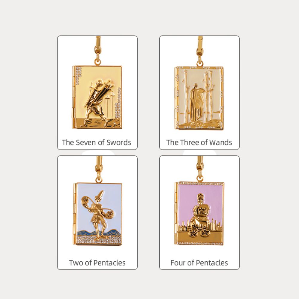 Tarot Locket Pendant Set B