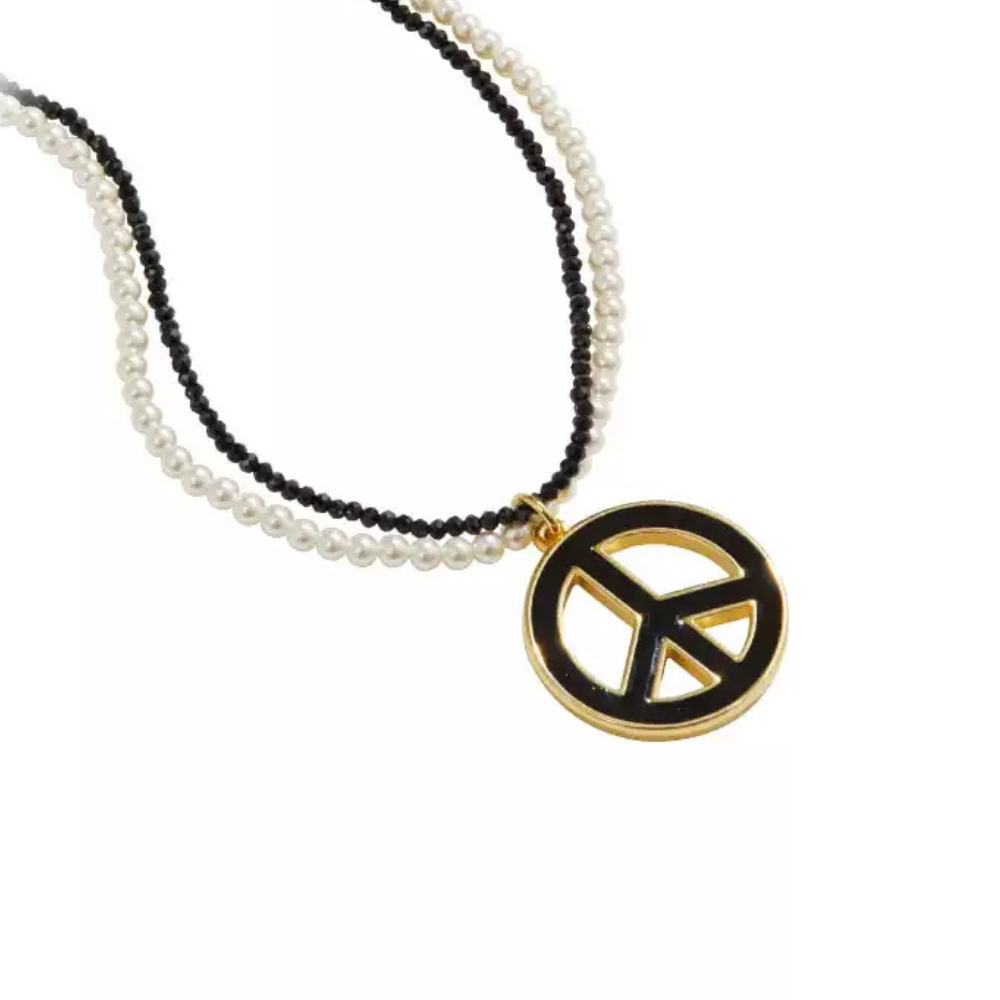 Symbol of Peace Layered Necklace