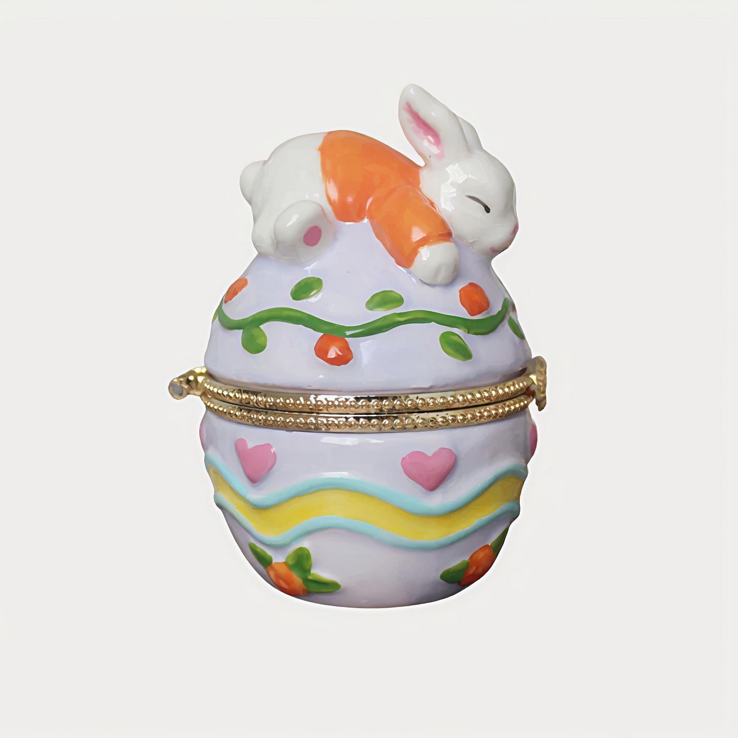 Sleeping Bunny Trinket Box