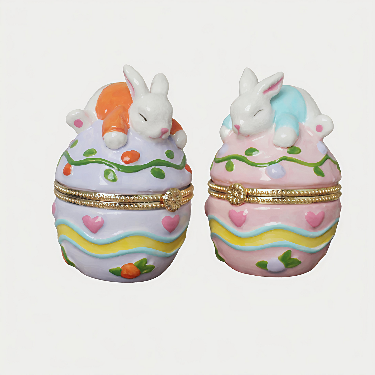 Sleeping Bunny Trinket Box