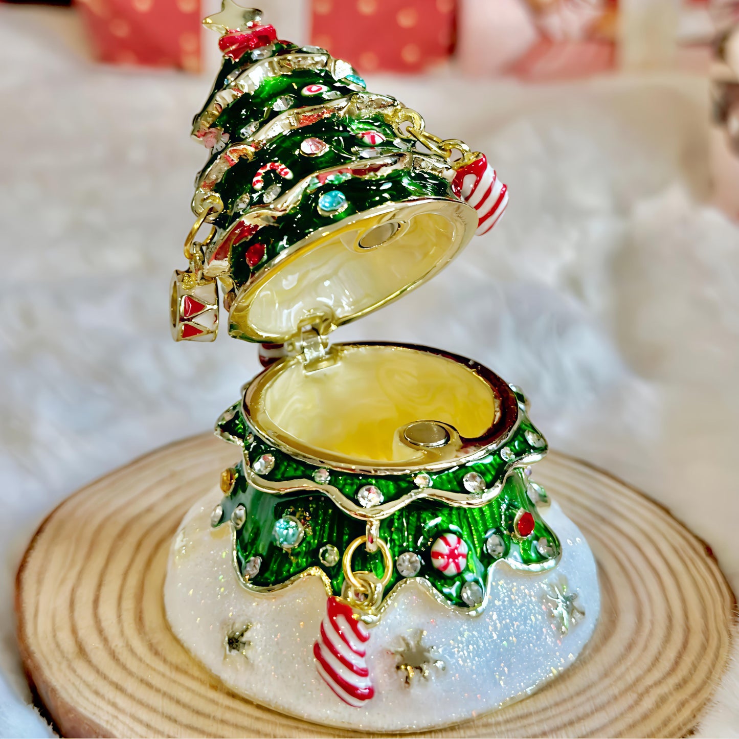 Christmas Tree Trinket Box