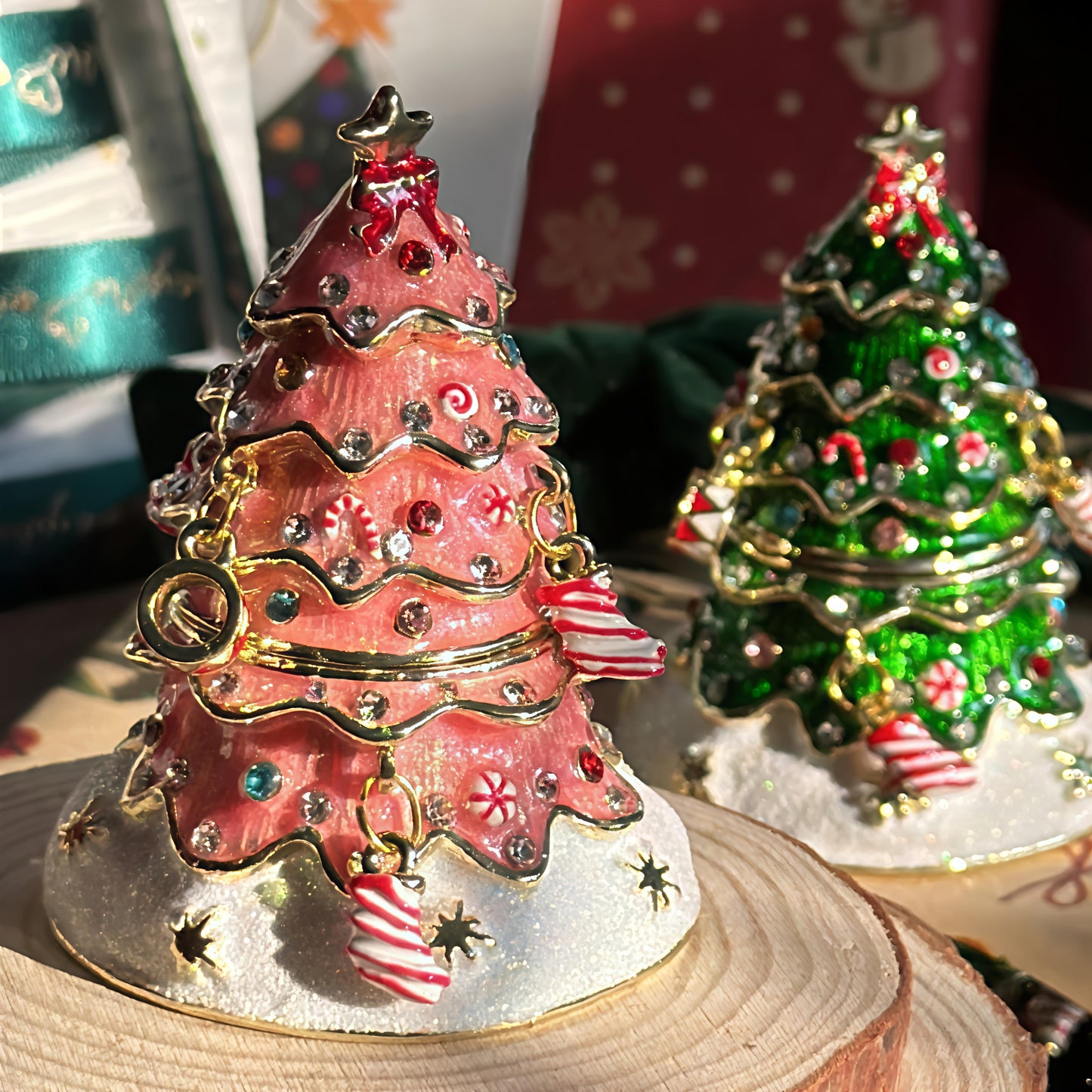 Christmas Tree Trinket Box