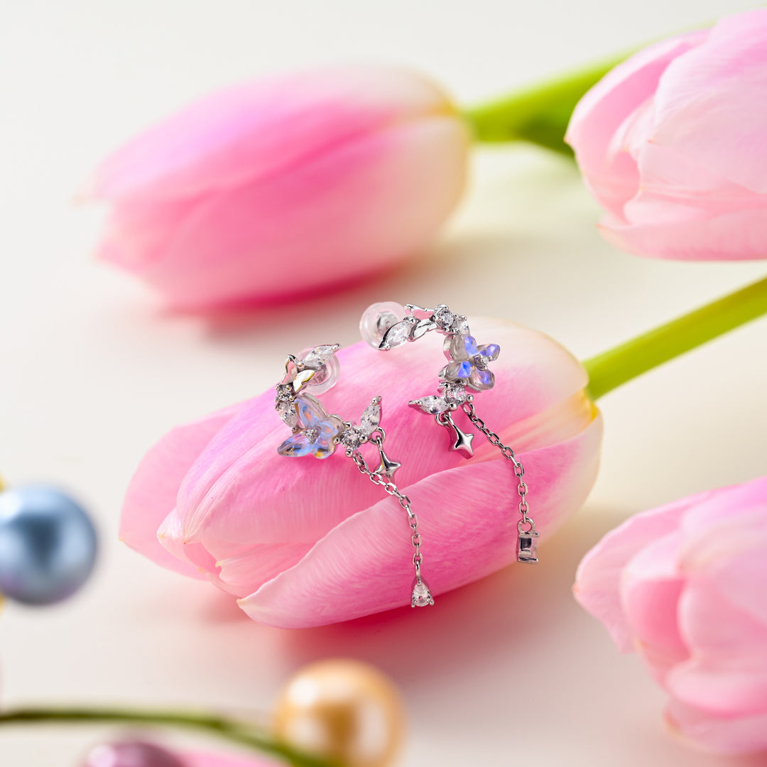 Butterfly Silver Earrings