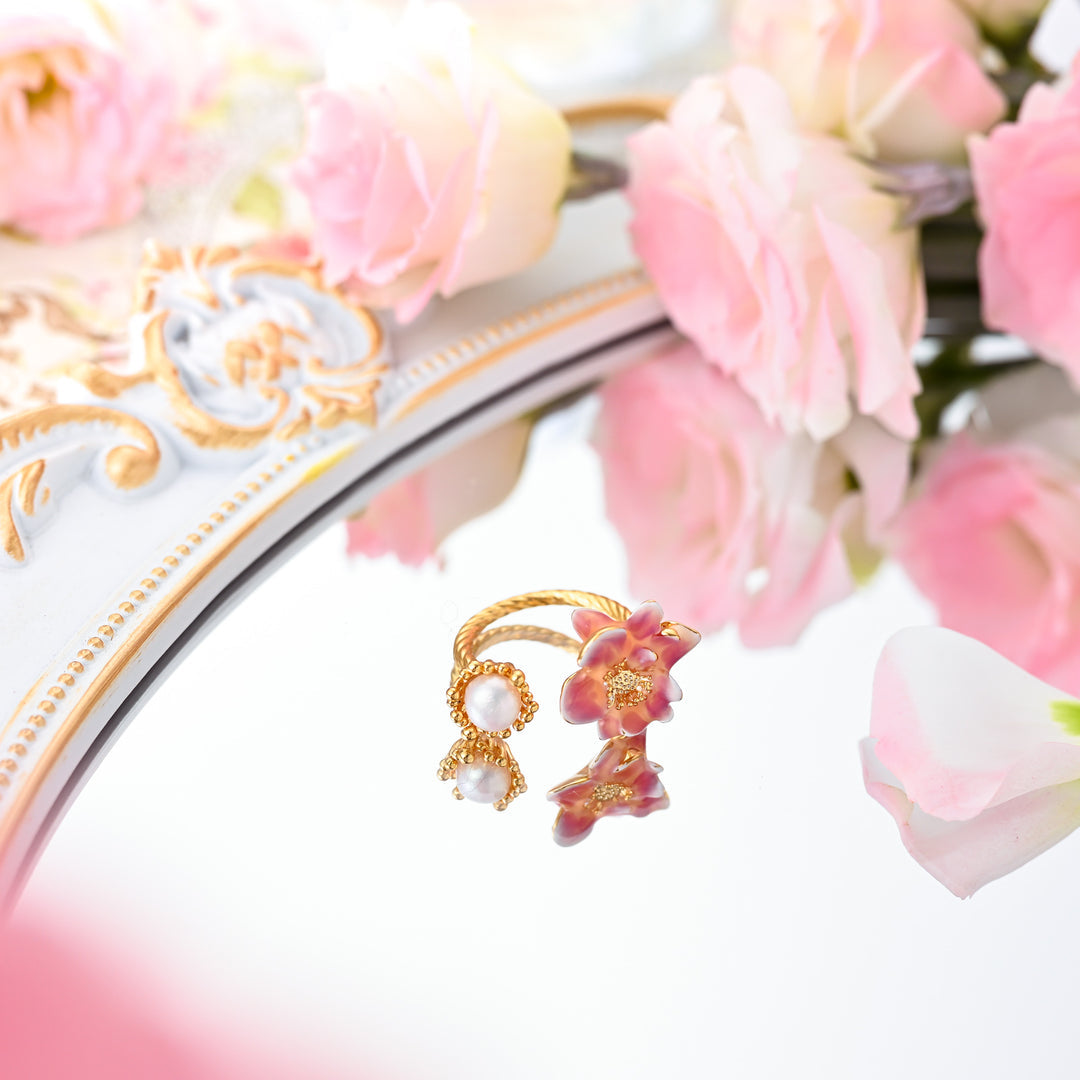 Flower Pearl Ring