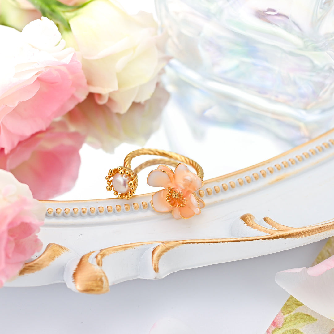 Flower Pearl Ring