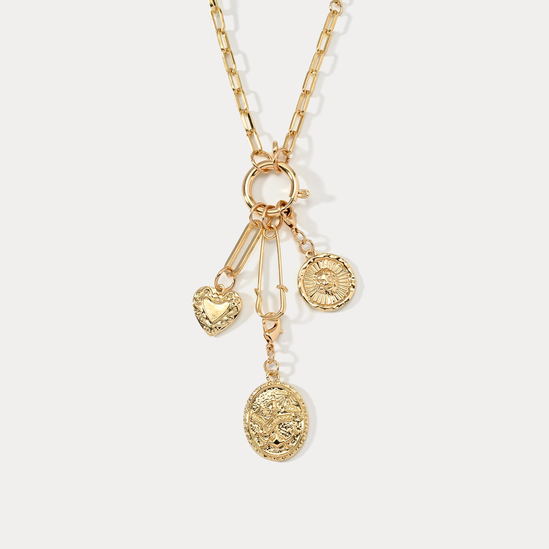 Anchor Heart Necklace