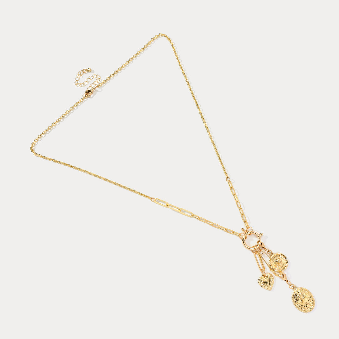 Anchor Heart Necklace