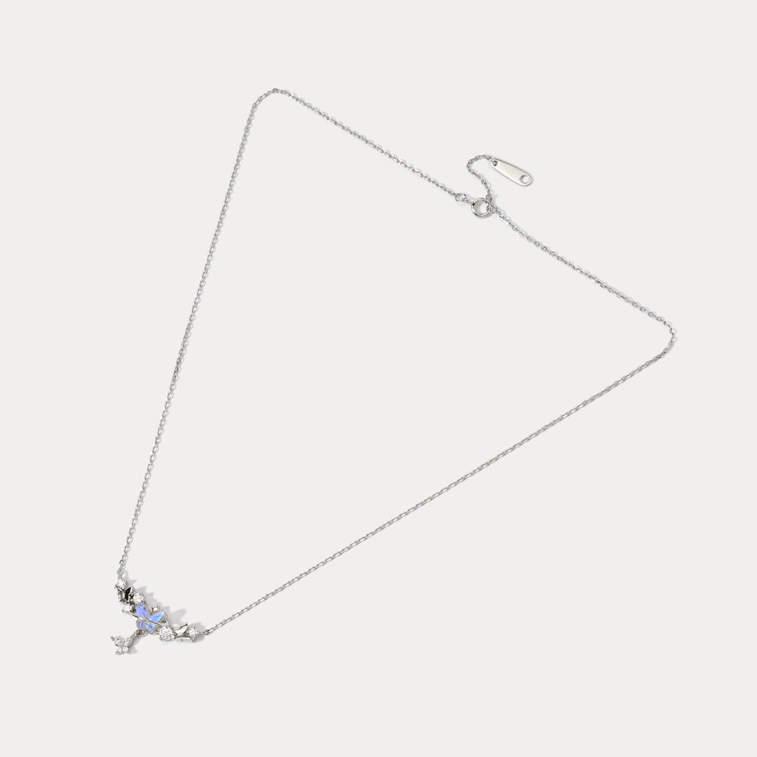 Butterfly Silver Necklace