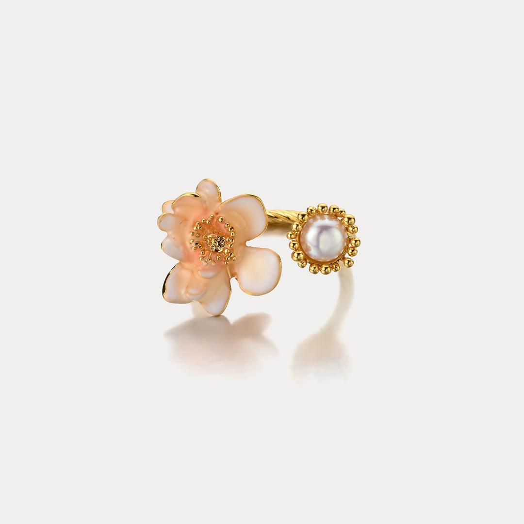Flower Pearl Ring