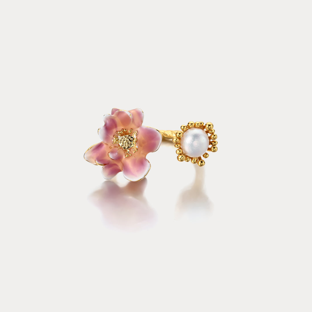 Flower Pearl Ring