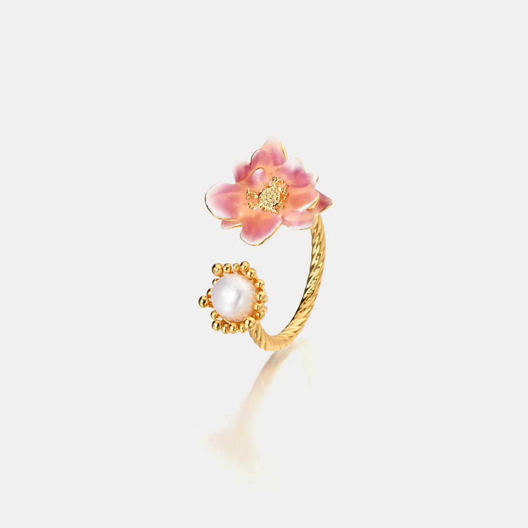 Flower Pearl Ring