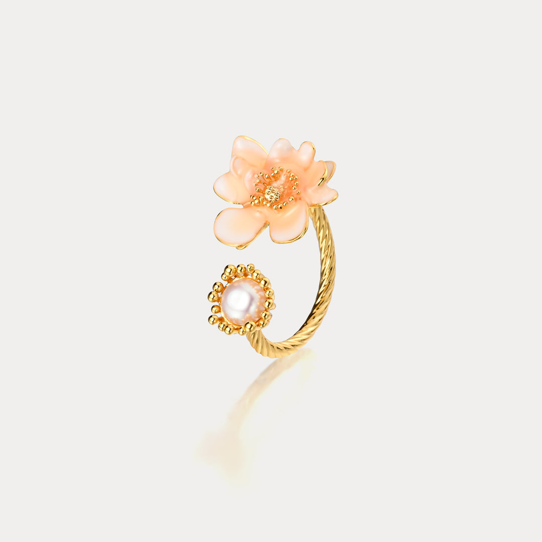 Flower Pearl Ring