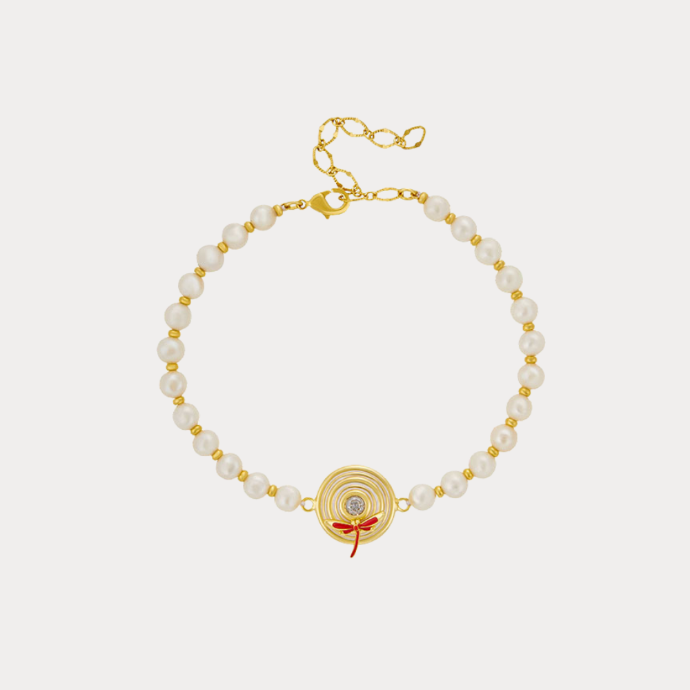 Aqua Dragonfly Bracelet