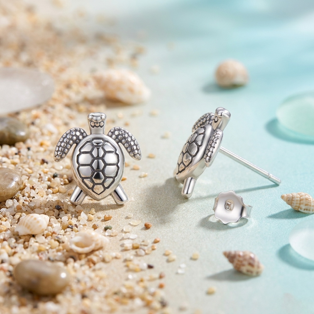 Turtle Stud Earrings