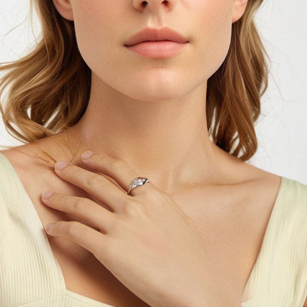 Star and Moon Ring