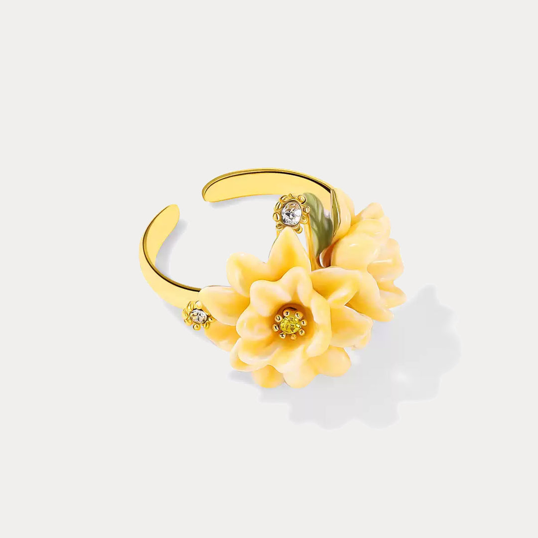 Gardenia Flower Ring