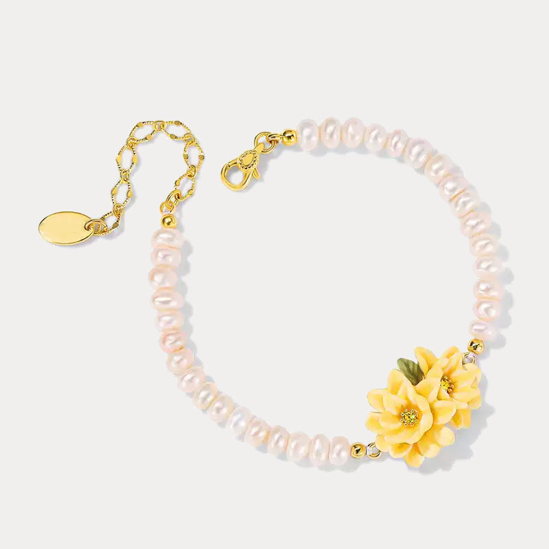 Gardenia Pearl Bracelet
