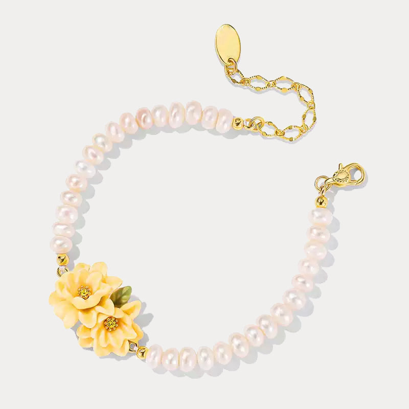 Gardenia Pearl Bracelet