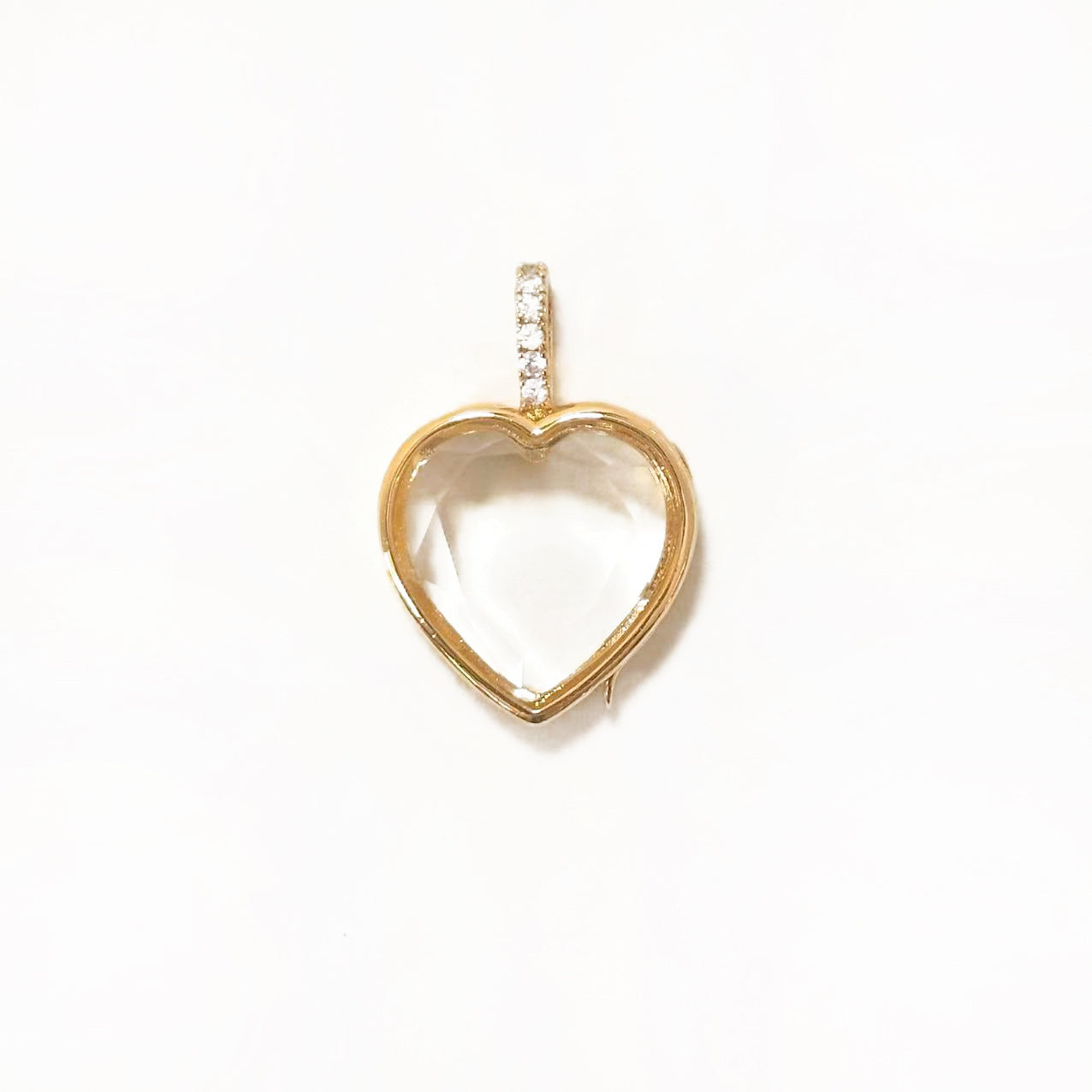 Personalized Heart Charm Box Necklace