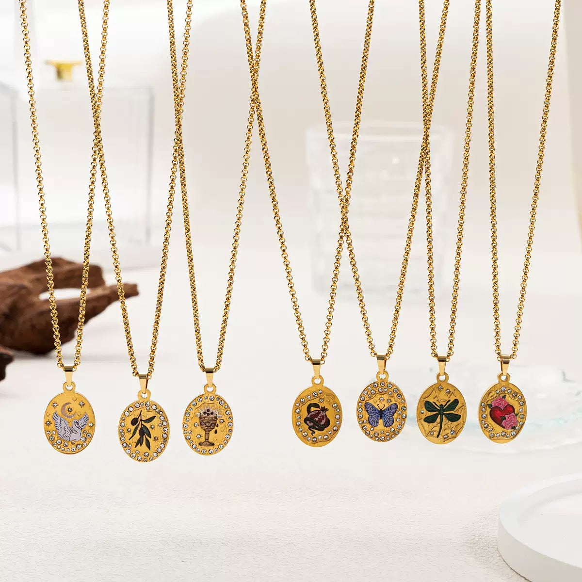 Tarot Card Pendant Necklace
