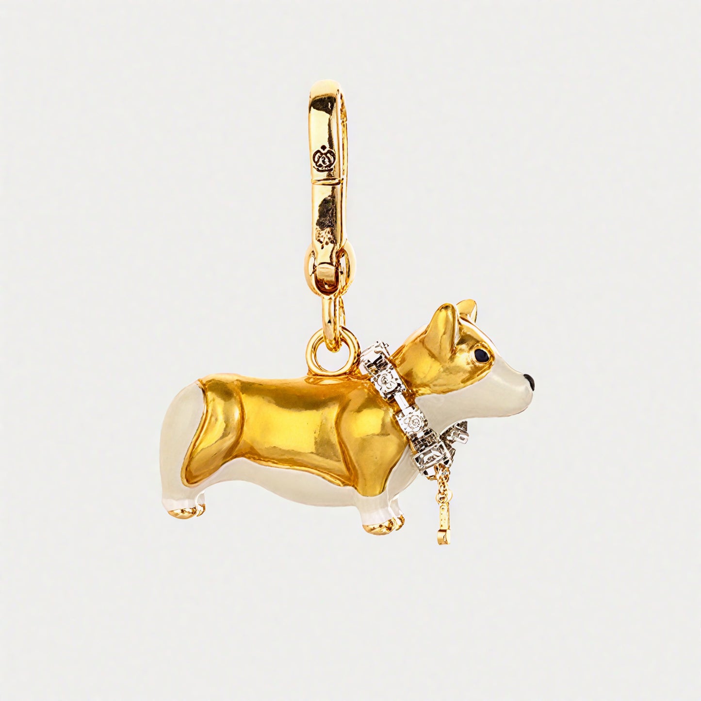 Golden Puppy Pendant