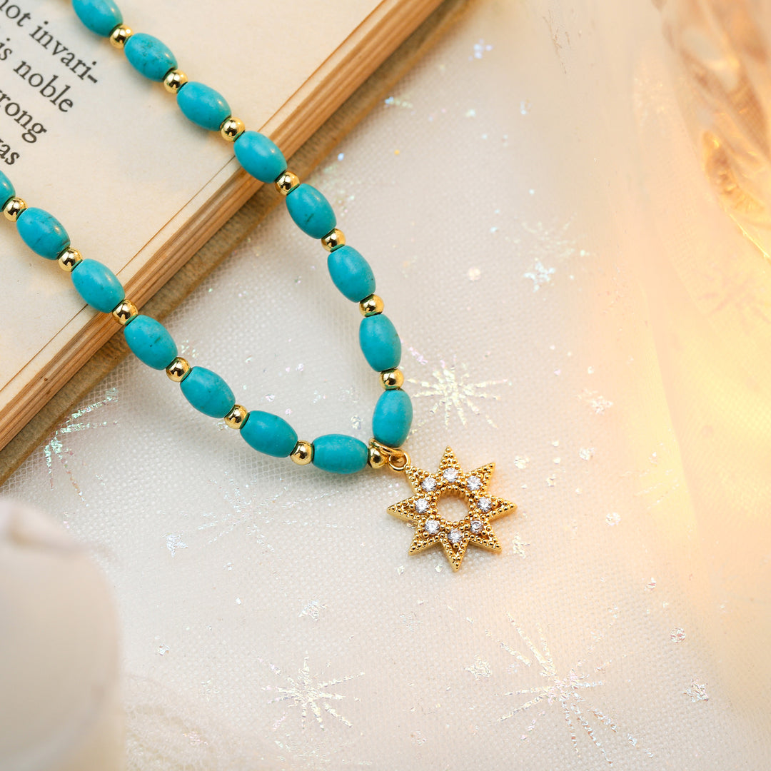 Turquoise Beaded Necklace