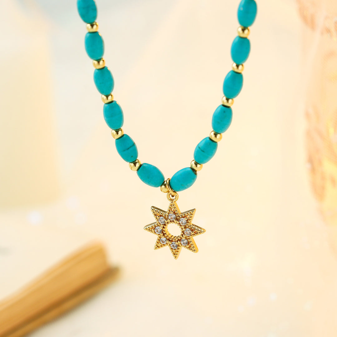 Turquoise Beaded Necklace