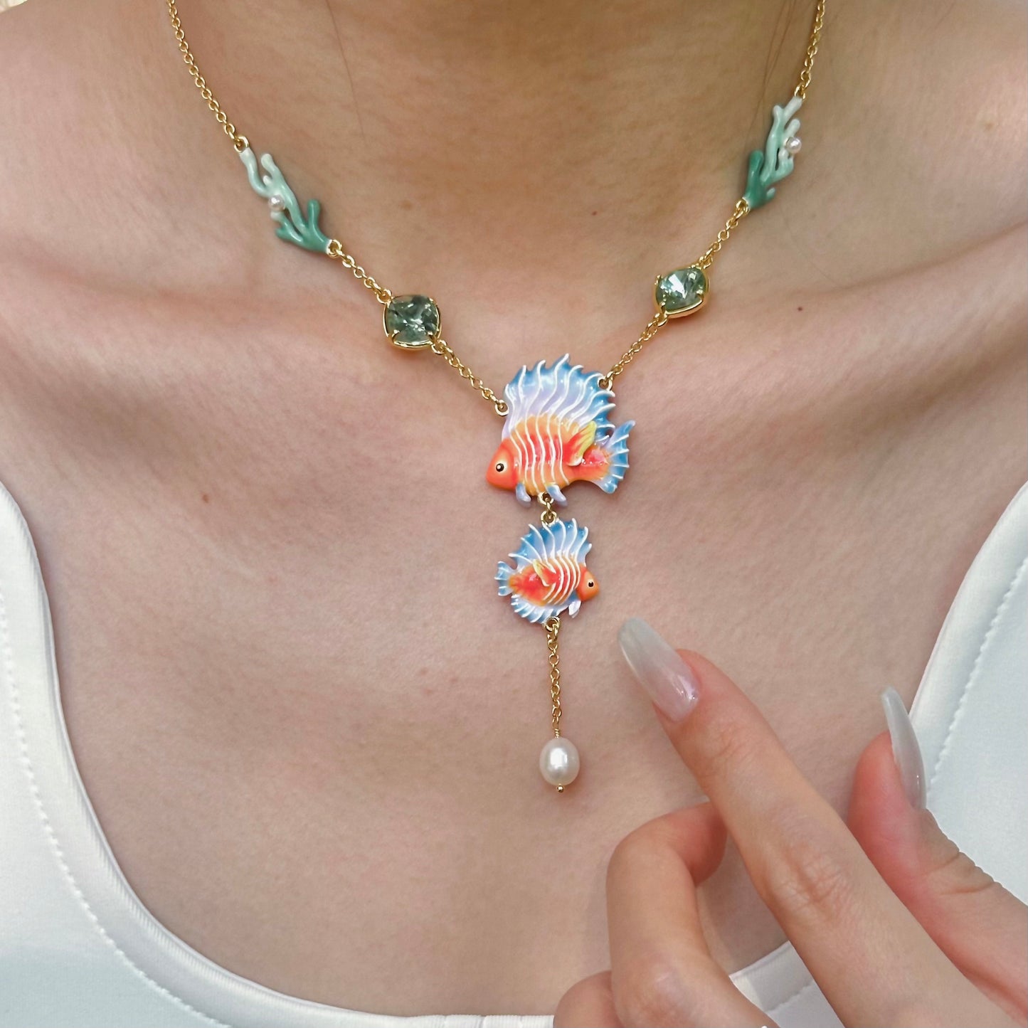 Tropical Fish Necklace
