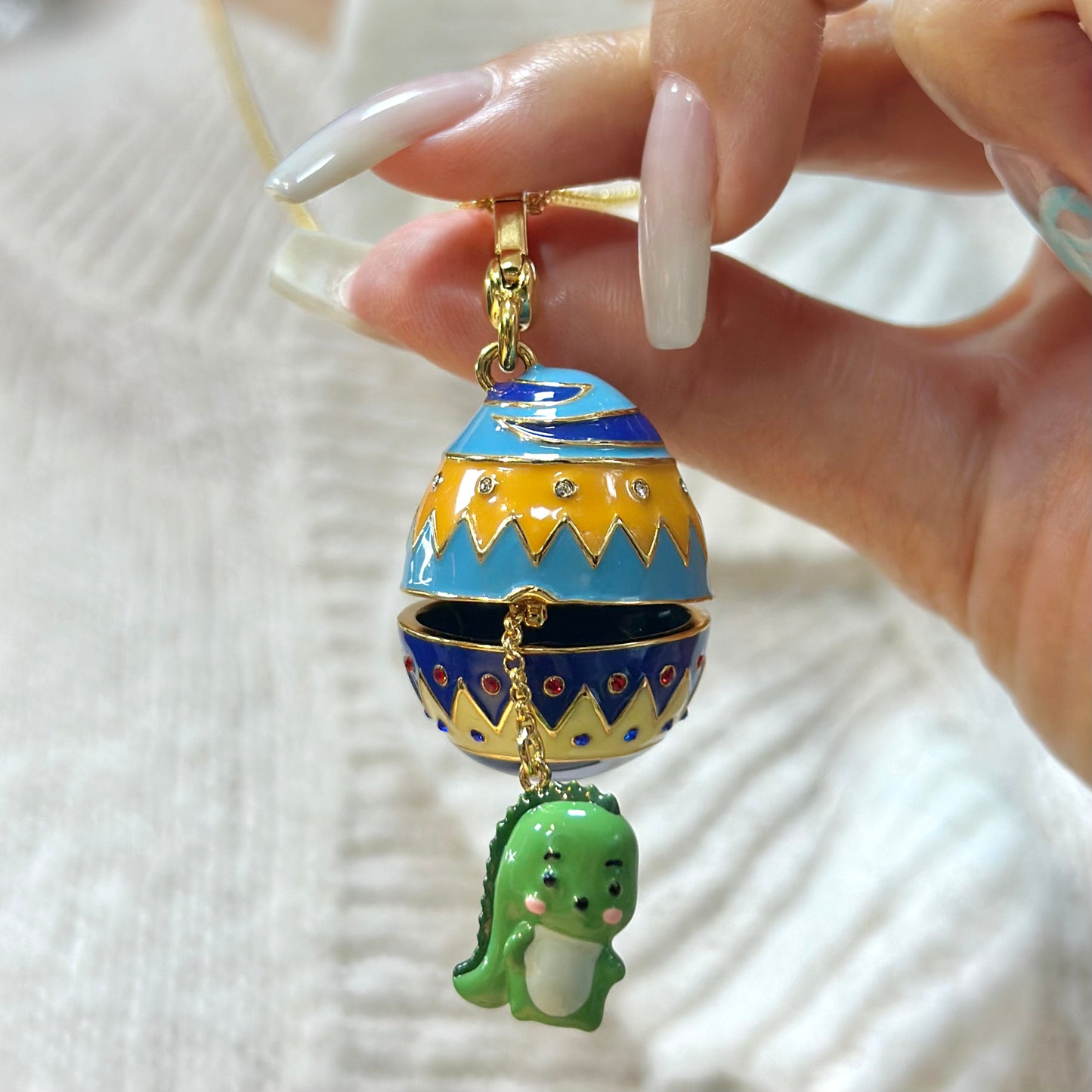 Little Dinosaur Locket Pendant