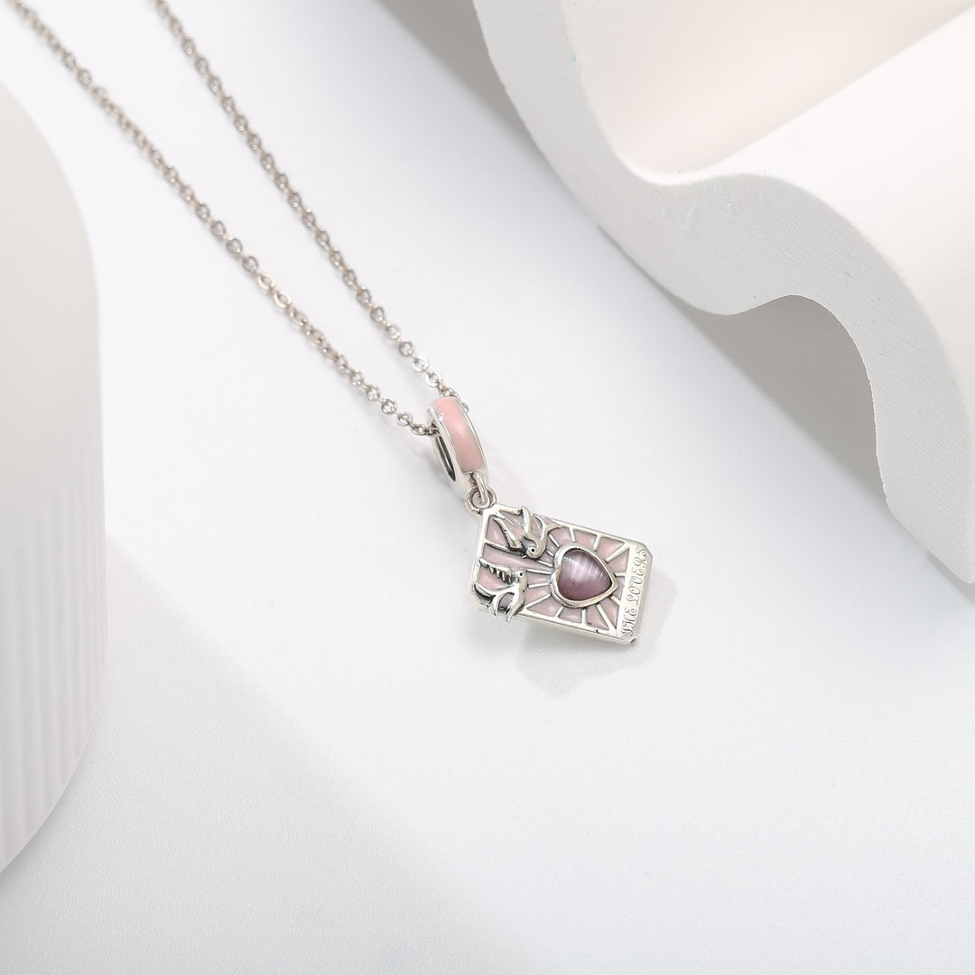 Pink Tarot Necklace