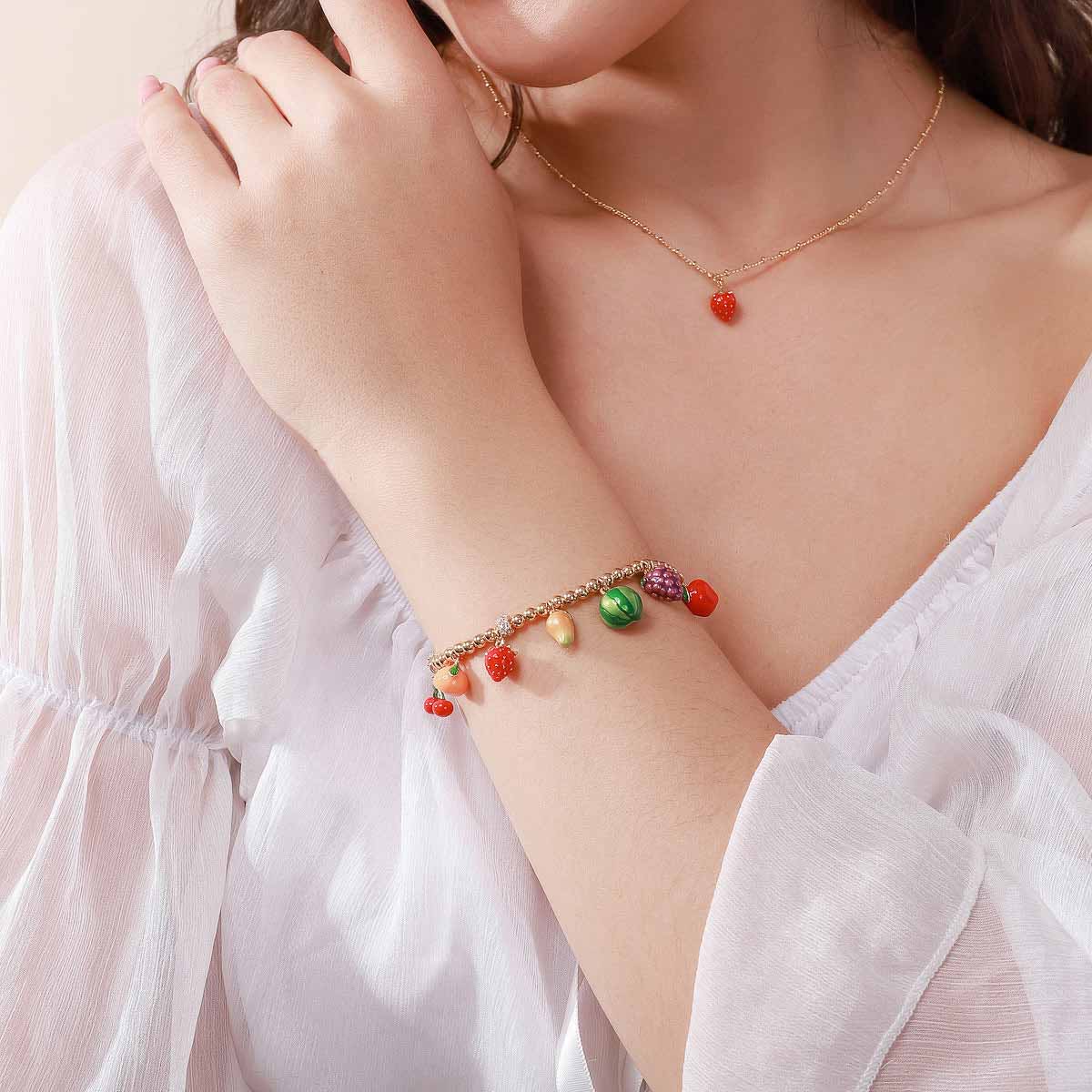 Personalized Fruit Bracelet