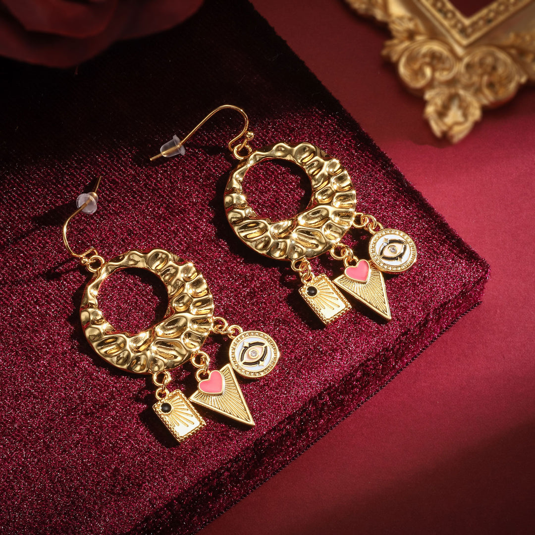 Evil Eye Hoop Earrings