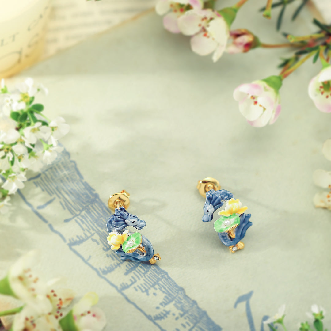 Dragon Lotus Earrings
