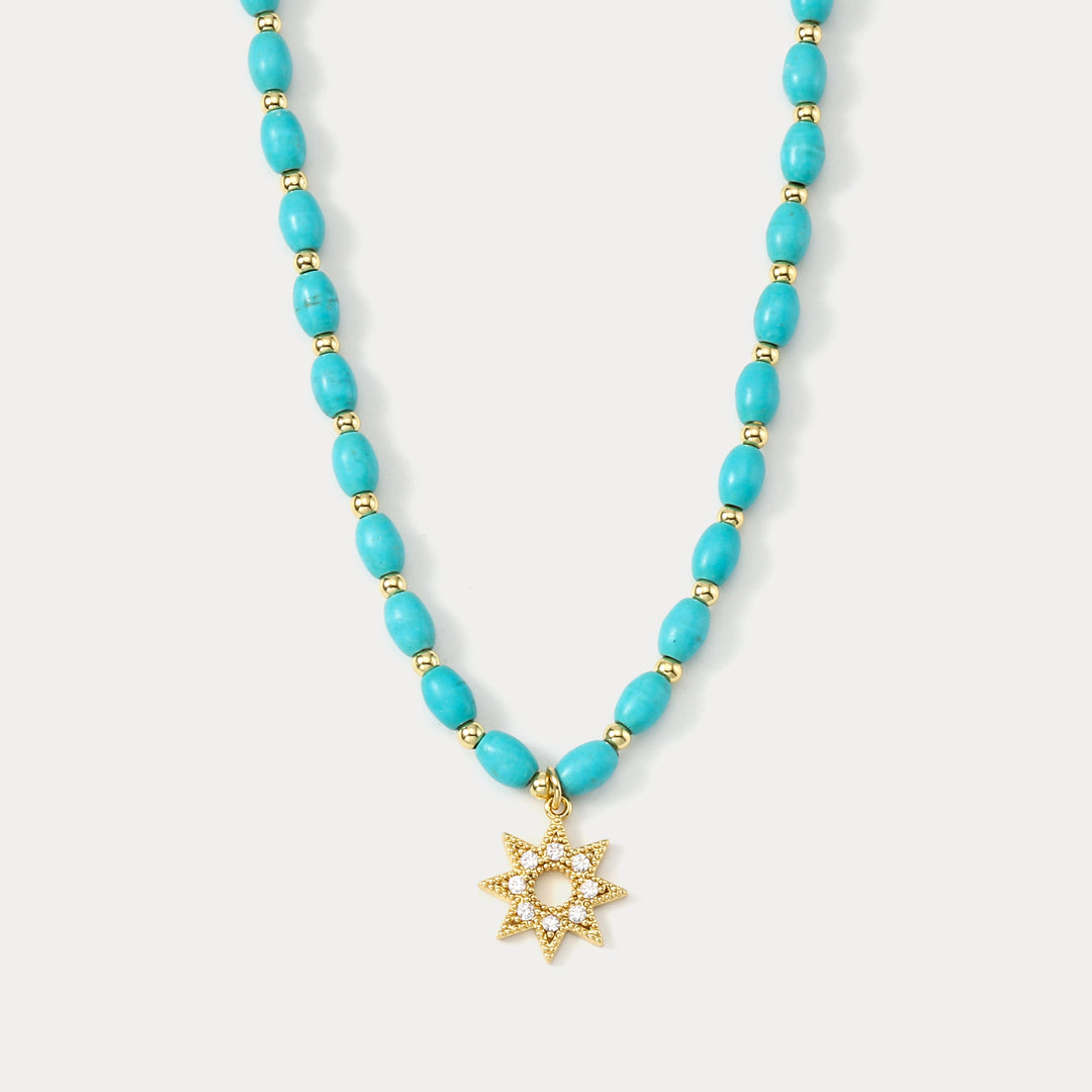 Turquoise Beaded Necklace