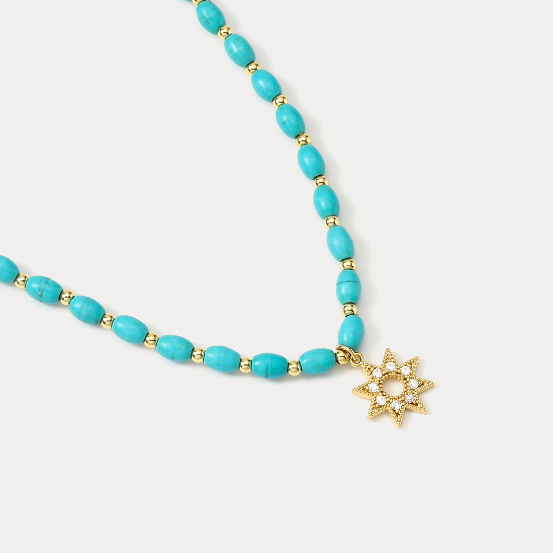 Turquoise Beaded Necklace