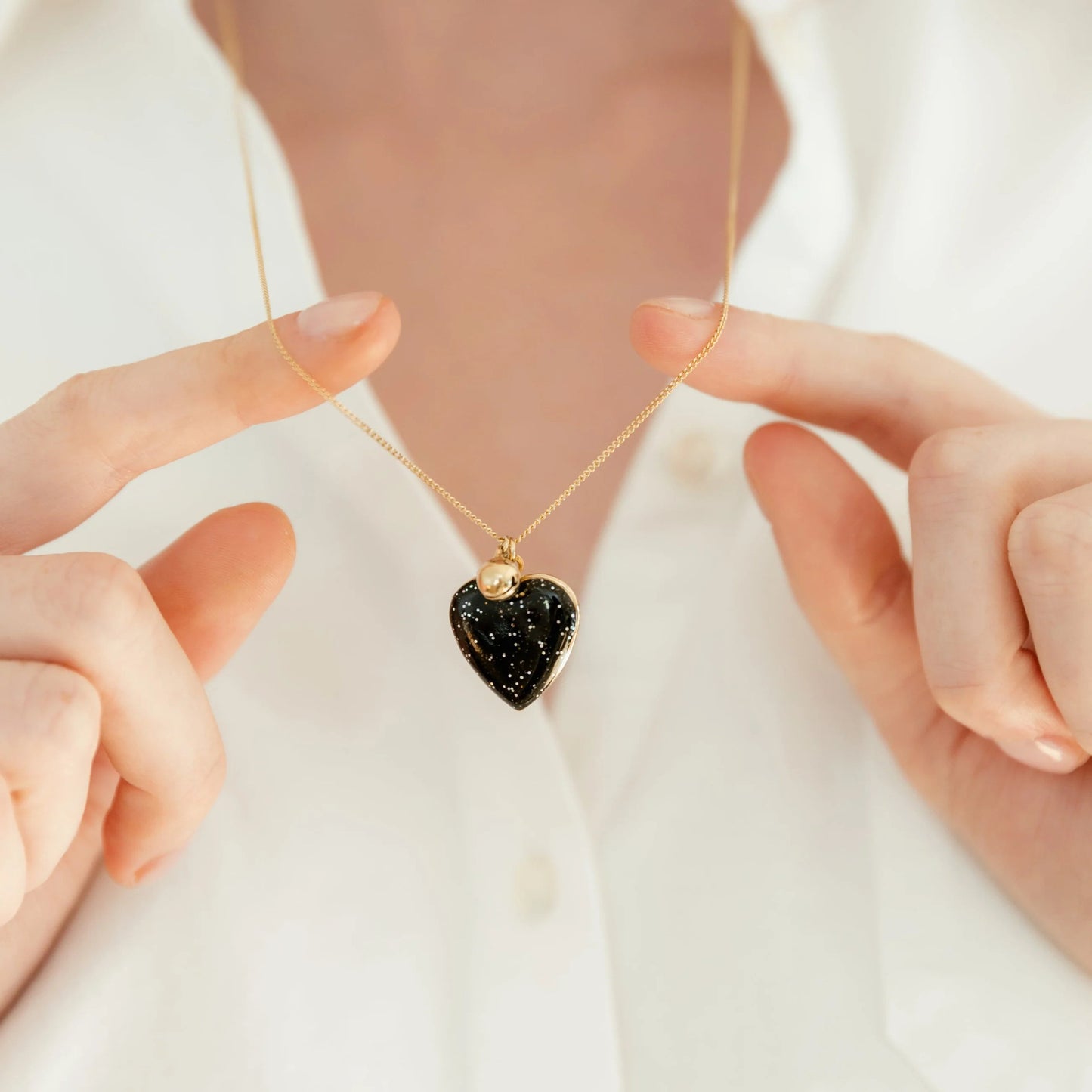 Heart Locket Pendant Necklace