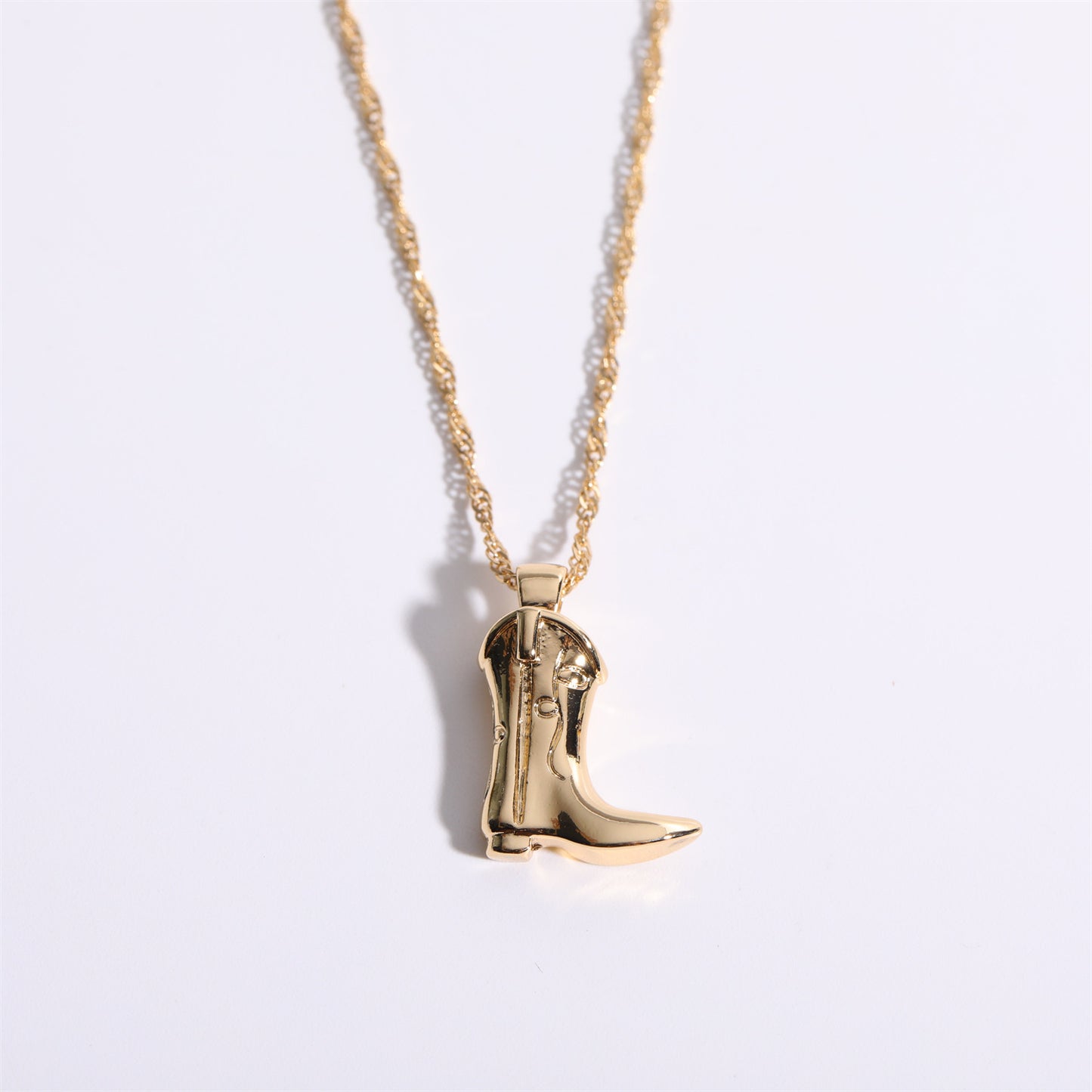 Horseshoe Boot Necklace