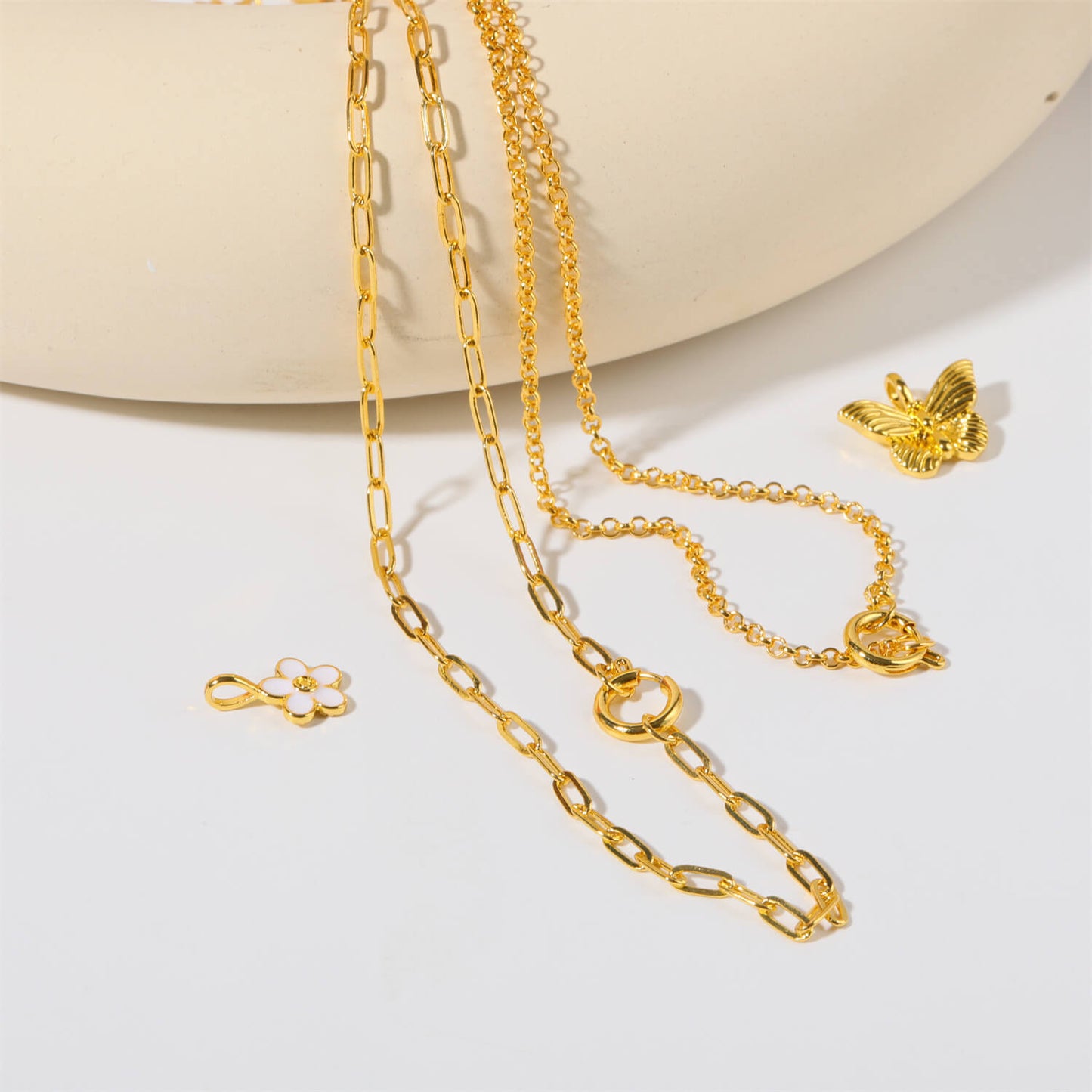 Personalized Signature Charm Holder Necklace