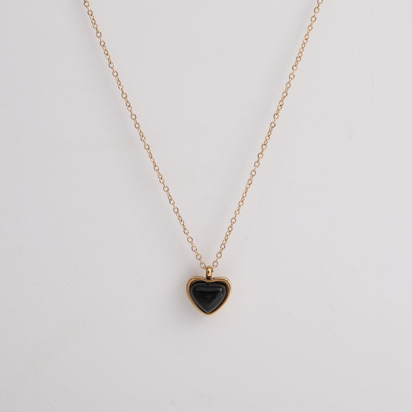 Black Heart Necklace