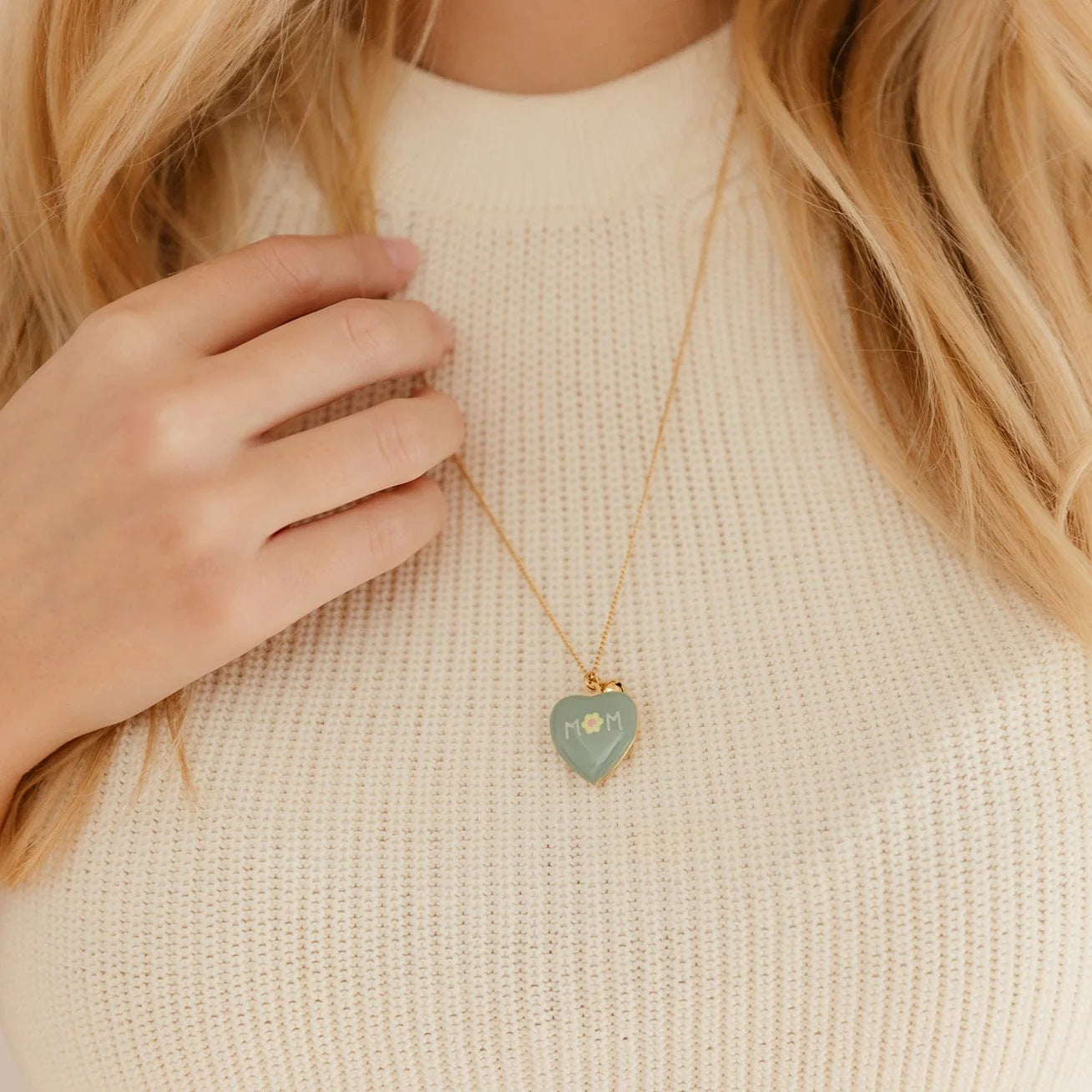 Heart Locket Pendant Necklace
