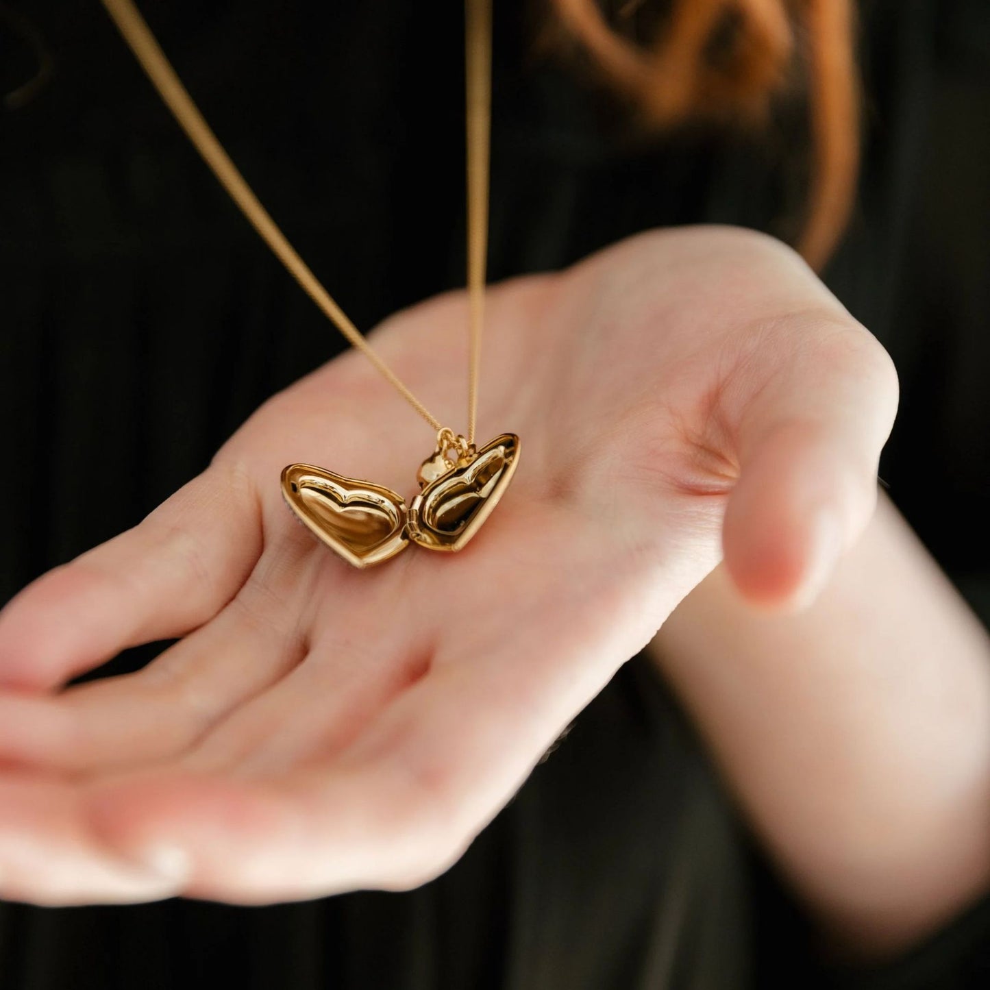 Heart Locket Pendant Necklace