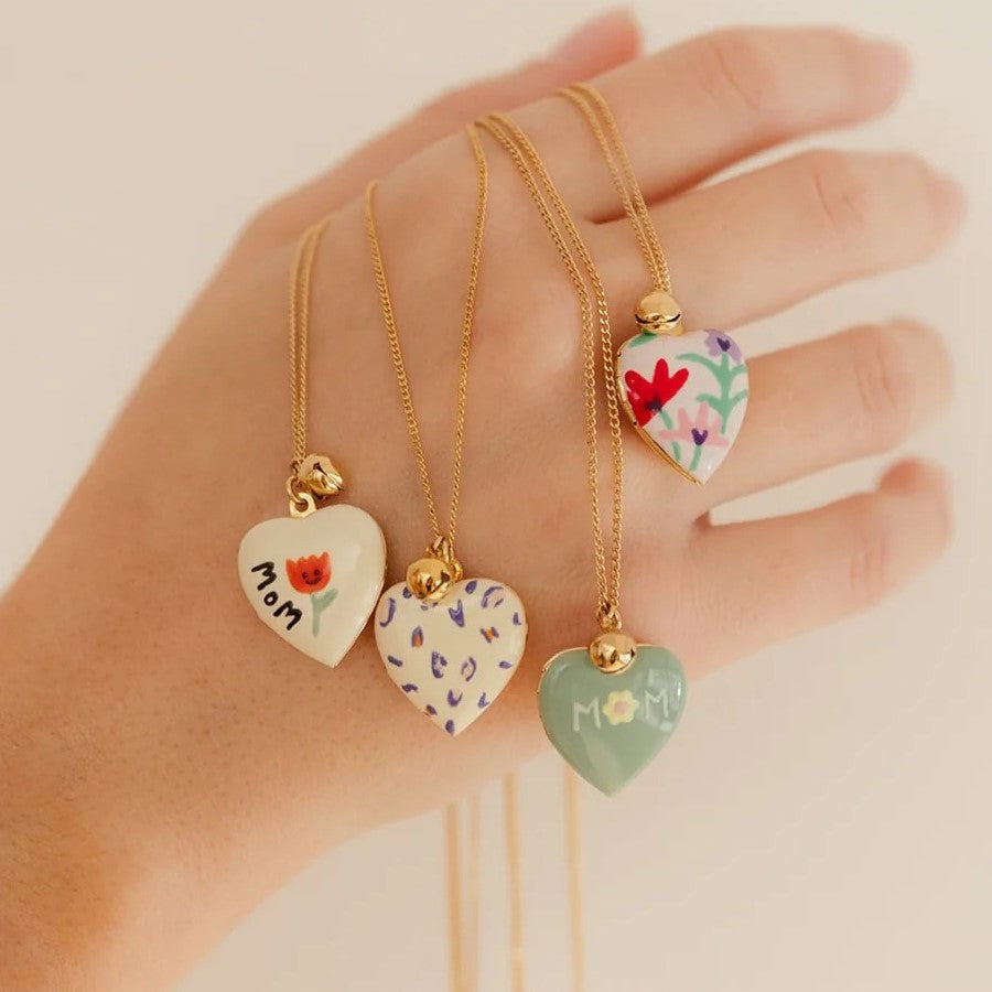 Heart Locket Pendant Necklace