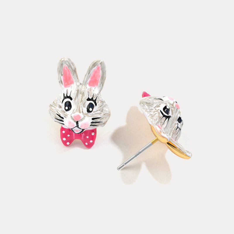 Easter Rabbit Stud Earrings