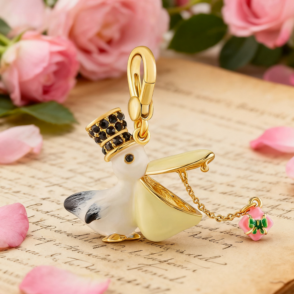 Pelican Charm Pendant