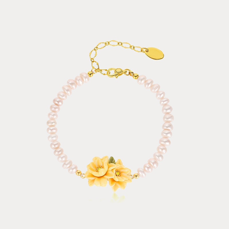 Gardenia Pearl Bracelet