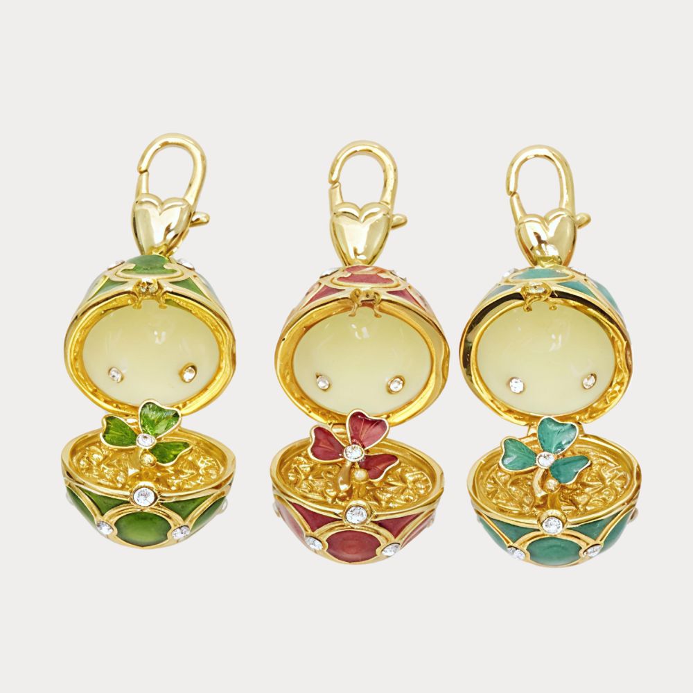 Three Leaf Clover Locket Pendant