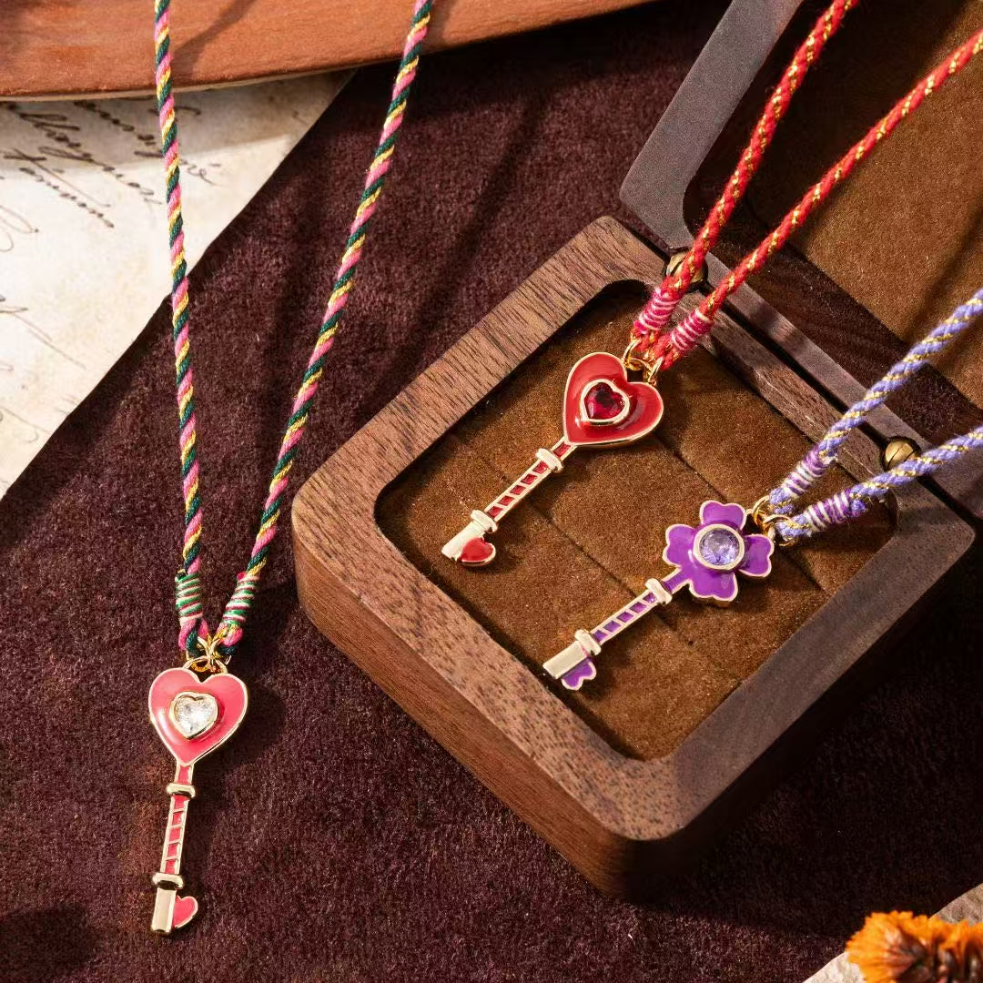 Heart Key Necklace